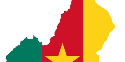 แผนที่ของโล่งอก cameroo
